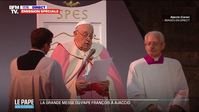 Je me suis senti à la maison : les remerciements du pape François aux organisateurs de sa venue en Corse
