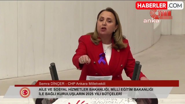 CHP'li Dinçer, Meclis kürsüsüne kefen astı