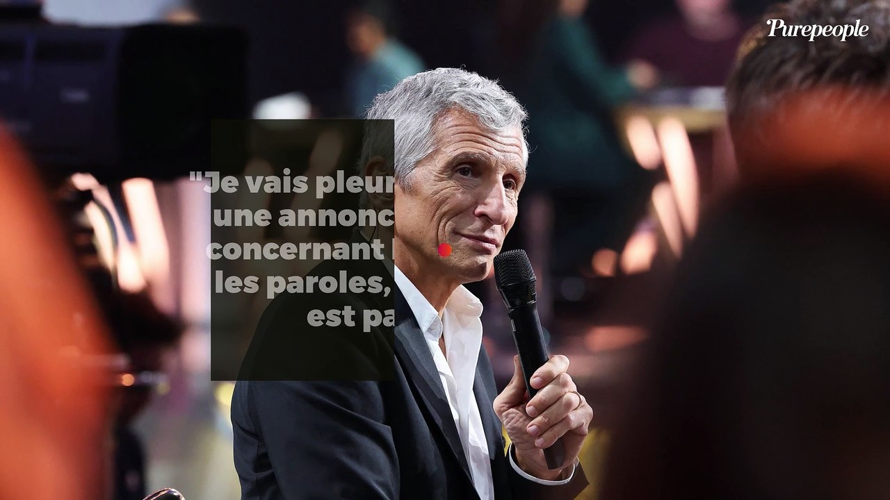 "Je vais pleurer" : Nagui fait une annonce inattendue concernant N'oubliez pas les paroles, son émotion est palpable
