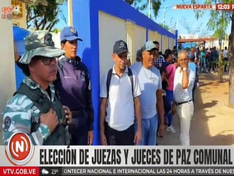 Neoespartanos participan activamente en la elección de jueces y juezas de paz comunal