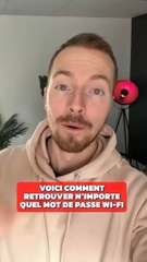 Retrouver les codes wifi