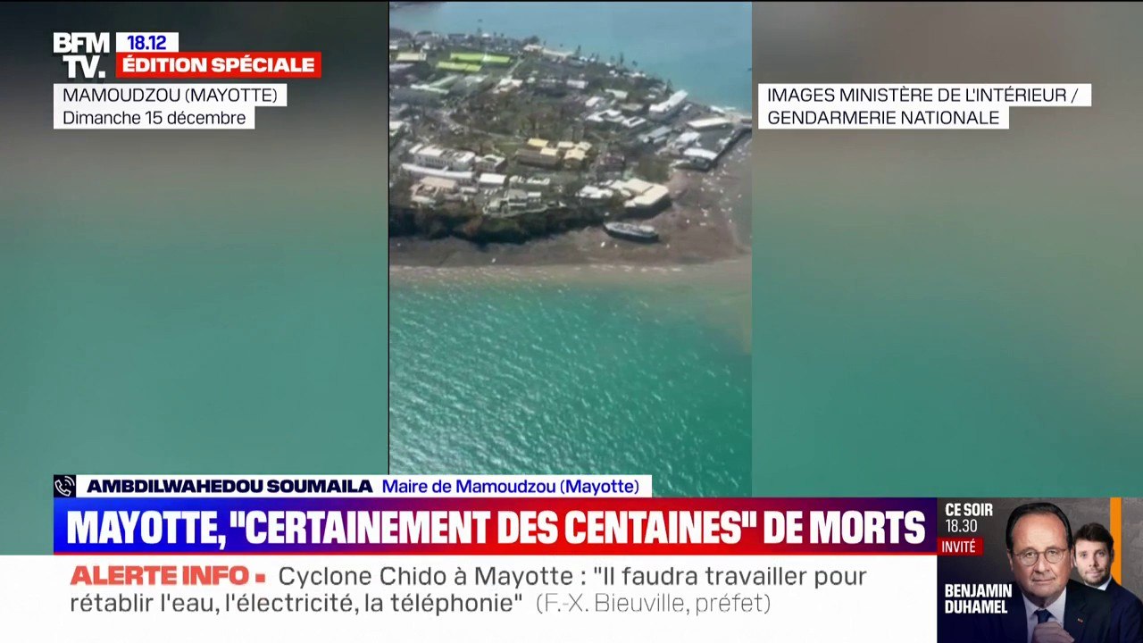 Cyclone Chido à Mayotte: "Le plus grand bidonville de France est totalement dévasté", déclare le maire de Mamoudzou
