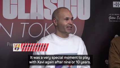 It was special to share a pitch with Xavi again - Iniesta