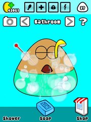 🧽 Pou Bathroom Fun – Full Soap and Shower Tour!