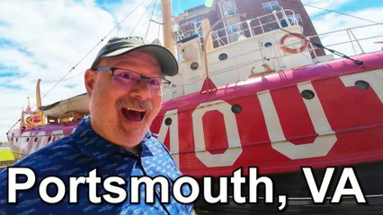 Exploring The Fascinating Lightship LV-101 Museum in Portsmouth VA - A LIGHTHOUSE on a SHIP!!