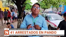 pando 41 arrestados