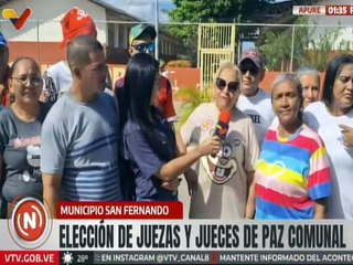 Apureños destacan facilidad del proceso electoral para la elección de los jueces de paz