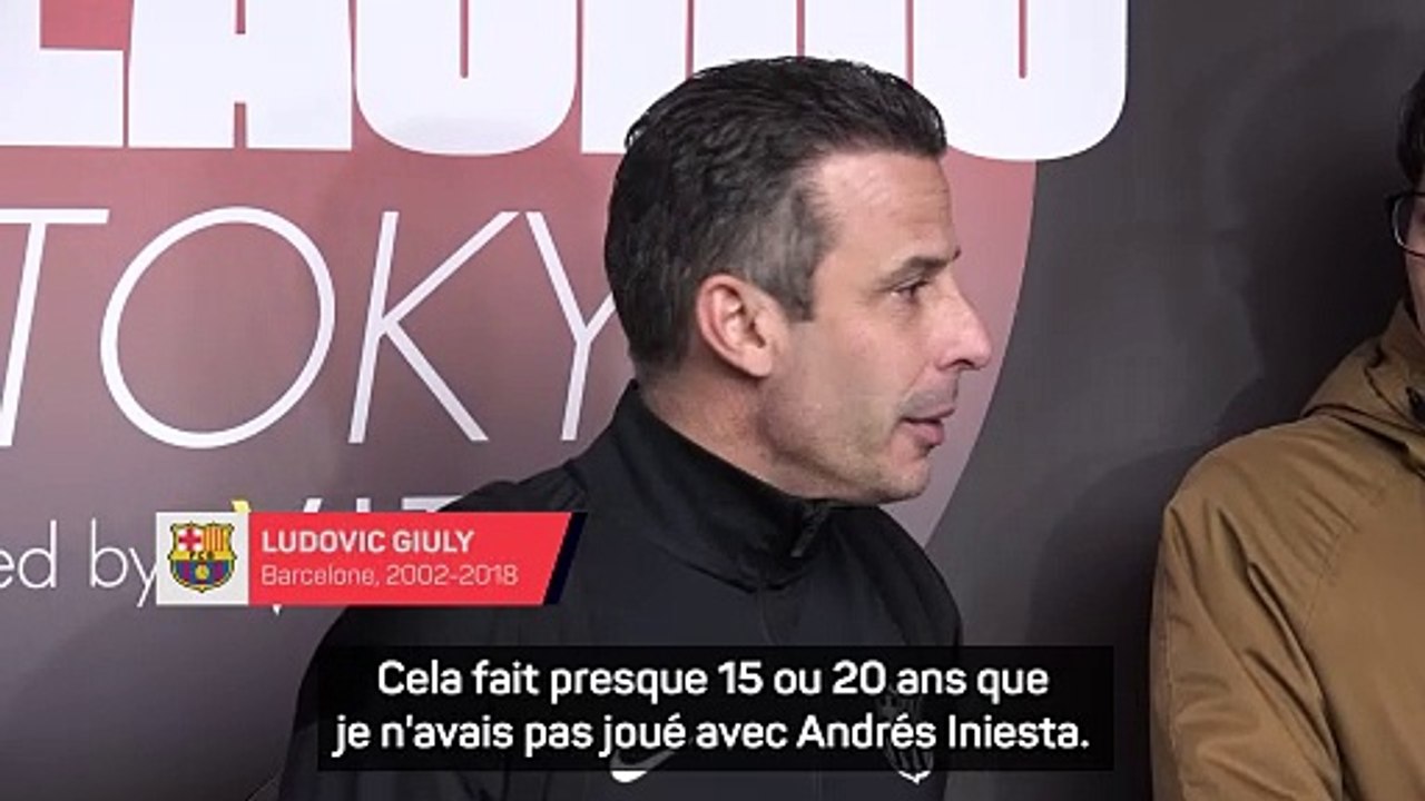 Giuly : "Toujours un plaisir de jouer avec Iniesta et Xavi"