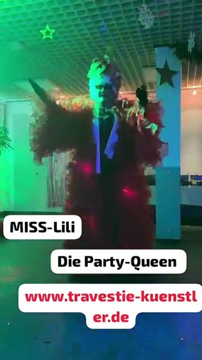 Travestiekunst Miss-Lili die Party-Queen