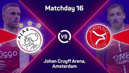 Ajax move up to second after comfortable win over Almere City