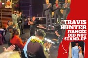 Travis Hunter girlfriend was told to stand-up during Heisman Ceremony