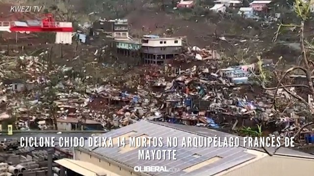 Ciclone Chido deixa 14 mortos no arquipélago francês de Mayotte