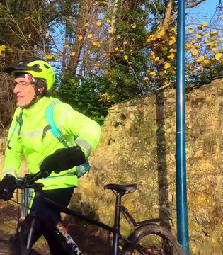 Une vraie sortie VTT boue, crevaison, chutes soleil