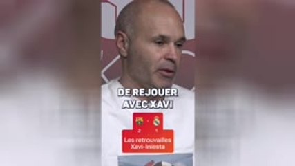 Barcelone - Iniesta : "Très spécial de rejouer avec Xavi"