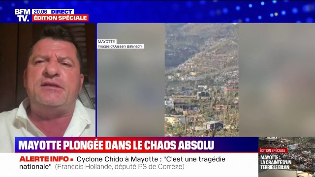 Cyclone Chido à Mayotte: Patrick Millan, patron de Kwezi TV, craint l'annonce du bilan le plus lourd, dans un département de France