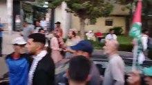 مسيرة  احتجاجية ضد استمرار الإبادة الجماعية بغزة ومن اجل وقف المجازر طنجة  12 09 2024