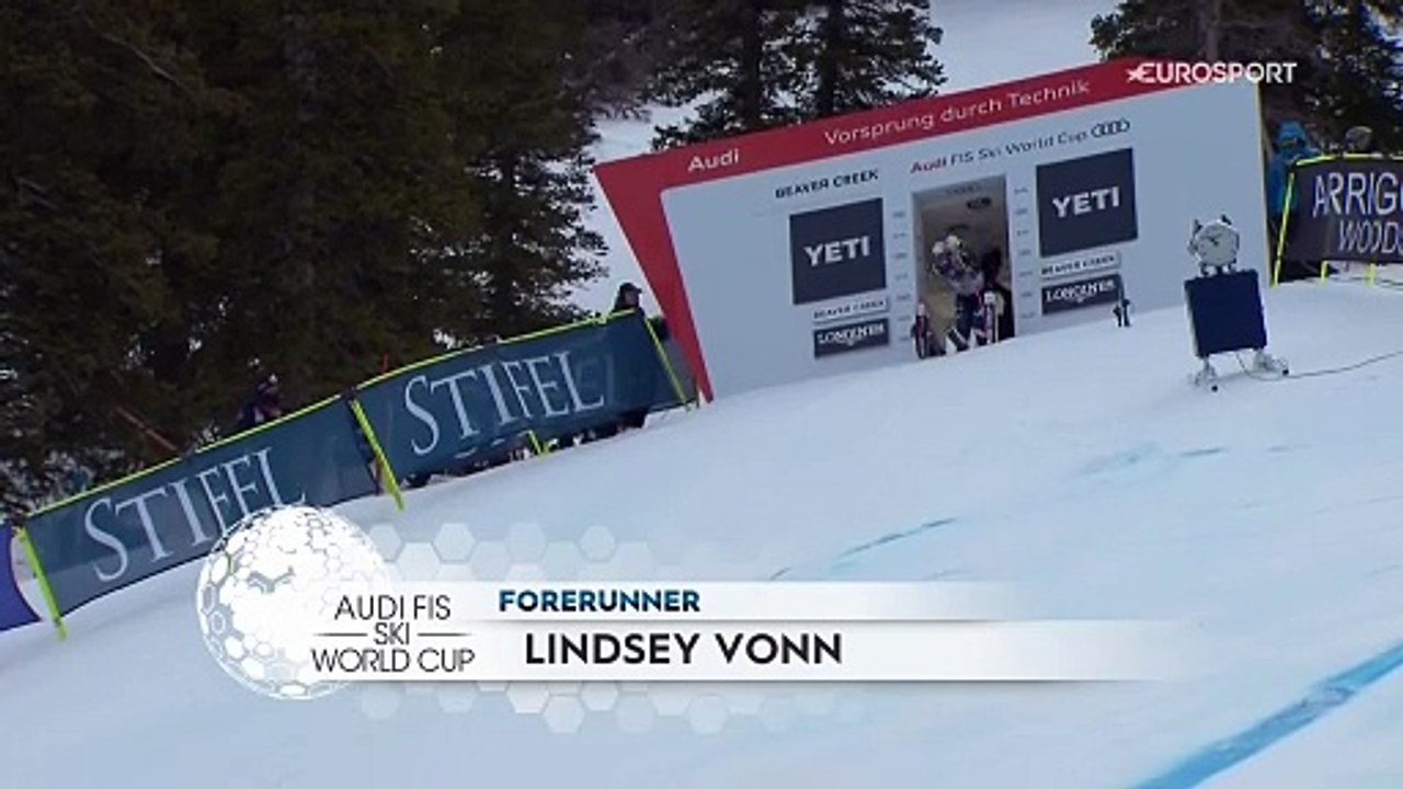 Lindsey Vonn - Beaver Creek Super G Forerunner