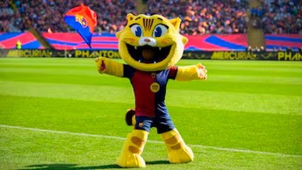 ¡Conoce a CAT, la Nueva Mascota del Barcelona que Está Enamorando a Todos! 🐾