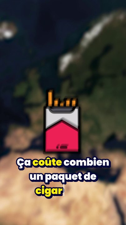 Ça coûte combien un paquet de cigarettes en Europe?