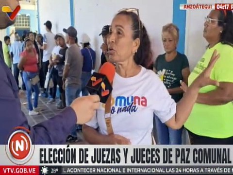 554 comunas del edo. Anzoátegui participan en los comicios electorales para elegir jueces de paz