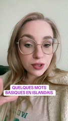QUELQUES MOTS BASIQUES EN ISLANDAIS À SAVOIR