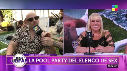 ⭐️ESPIAMOS LA POOL PARTY DEL ELENCO DE SEX: Diego Ramos, Julieta Ortega y Adabel Guerrero