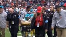 Grant DuBose was Carted Off on a Stretcher after Having His Jersey Cut Off in a Terrifying Scene