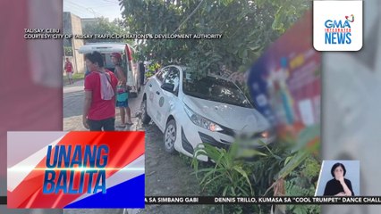 Senior citizen, sugatan matapos mabangga ng taxi; driver, nakabig daw ang manibela nang makakita ng gagamba | Unang Balita