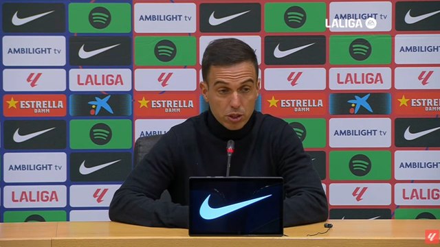 Rueda de prensa de Borja Jiménez tras el FC Barcelona 0 - Leganés 1