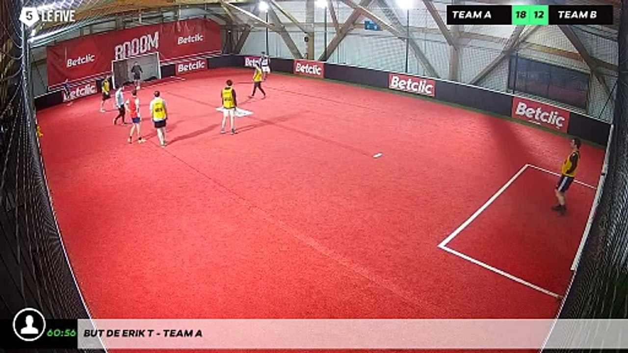 But de Erik T - Team A