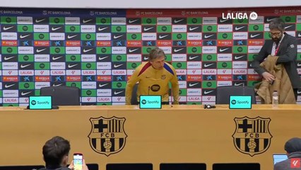 Rueda de prensa de Slot tras el Barcelona 0 Leganés 1