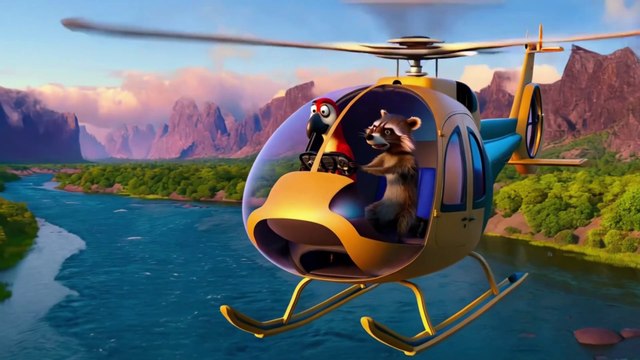 Helicopters Fly High Up - Learn with Science Jamz - Kids Educational Nursery Dance Songs