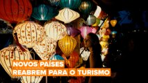 Novos países reabrem para o turismo