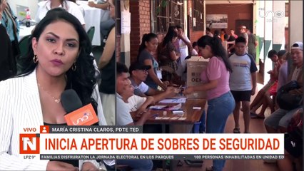 Inicia apertura de sobres