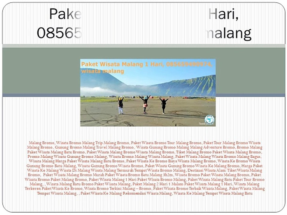 Paket Wisata Malang 1 Hari, 085659490974, wisata malang