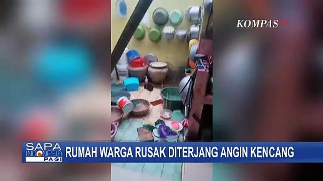 Kala Rumah Warga di Maros Sulsel Rusak Diterjang Angin Kencang