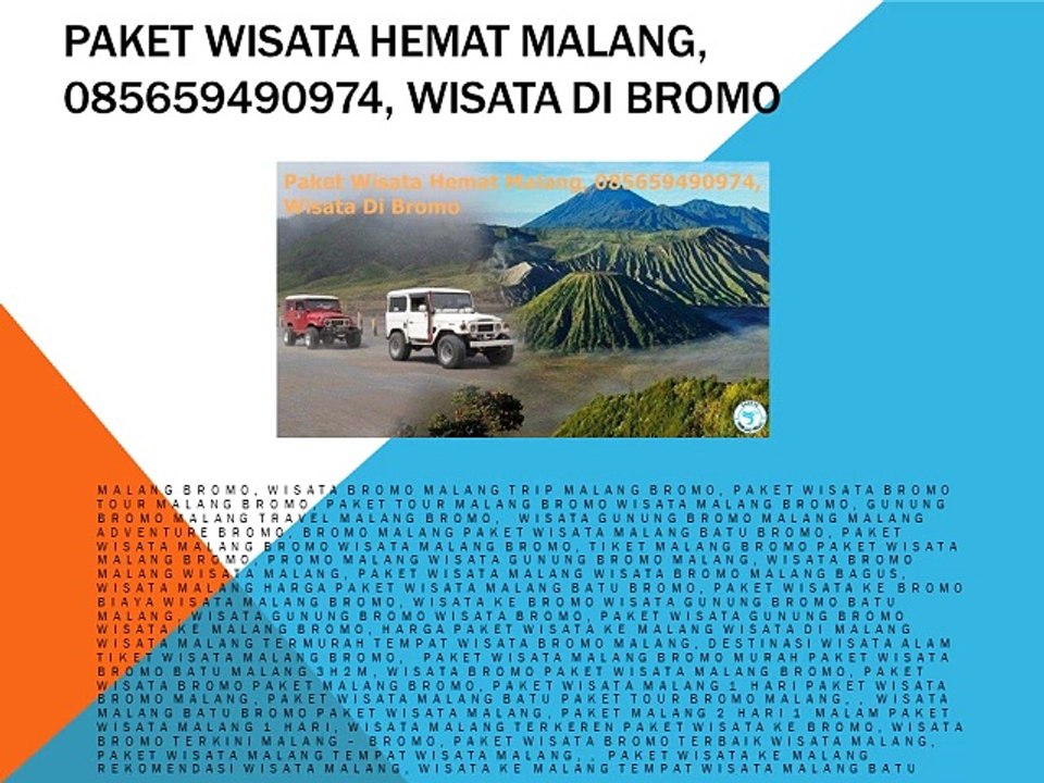Paket Wisata Hemat Malang, 085659490974, Wisata Di Bromo