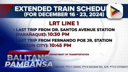 Biyahe ng MRT-3, pinalawig pa; Aplikasyon sa special permit para sa iba pang pampublikong transportasyon, binuksan na rin