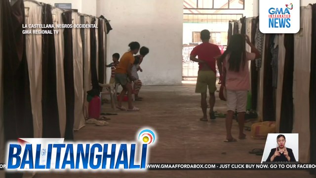 Mandatory evacuation, ipinatutupad sa mga barangay na malapit sa Bulkang Kanlaon; Ilang evacuation centers, puno na | Balitanghali