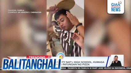Teachers ng Cauayan City Nat'l High School, kumasa sa "Eh, Ikaw" gamit ang patungan ng pizza | Balitanghali