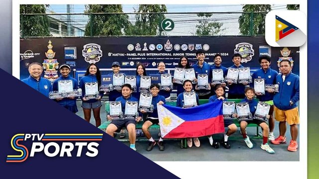 Unified Tennis Philippines Team, wagi sa 8th Hat Yai International Tennis Tournament sa Thailand
