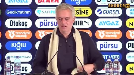 Jose Mourinho: Galibiyeti Samet Akaydın'a armağan ediyorum!