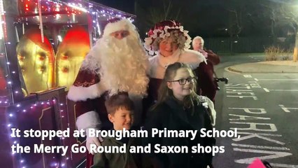 Popular road train Puffing Billy comes to Hartlepool for Christmas