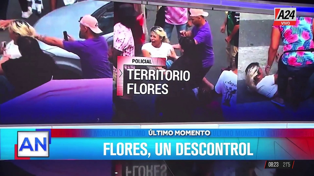 Flores, un descontrol: trapitos, manteros, carros y micros de larga distancia