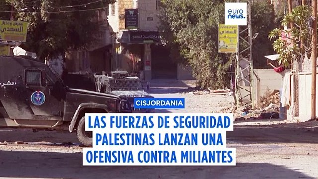 Las fuerzas de seguridad palestinas reprimen a los militantes en Cisjordania