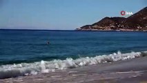 Alanya'da Aralık ayında deniz keyfi