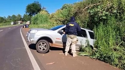 Acidente complexo mobiliza PRF na BR-163, em Cascavel