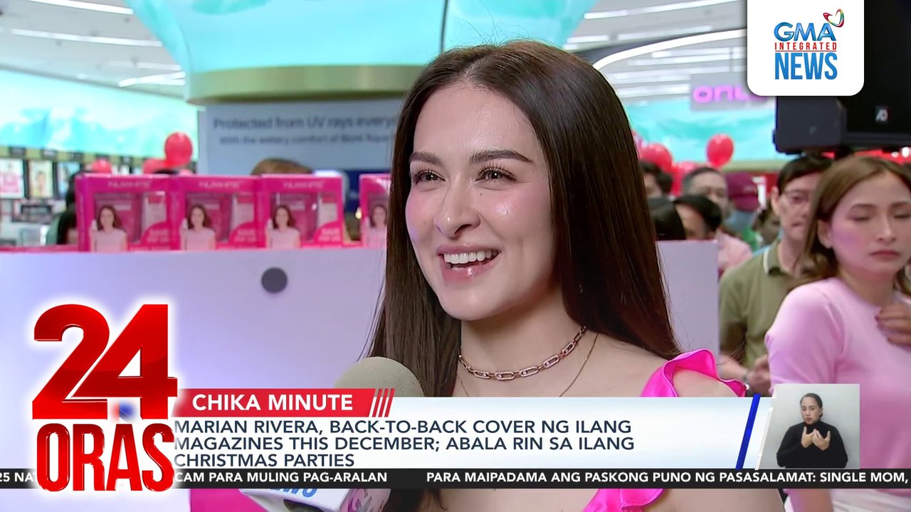 Marian Rivera, back-to-back cover ng ilang magazines this December; abala rin sa ilang christmas parties | 24 Oras