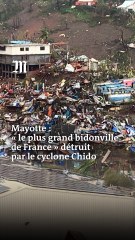 A Mayotte, le bidonville de Kawéni, « le plus grand de France », complètement détruit par le cyclone Chido