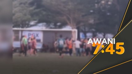 Tidak puas hati keputusan penalti, pengadil ditumbuk pemain